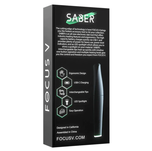 Focus V Saber [Electronic Dab Tool with Interchangeable Tips] - Image 10