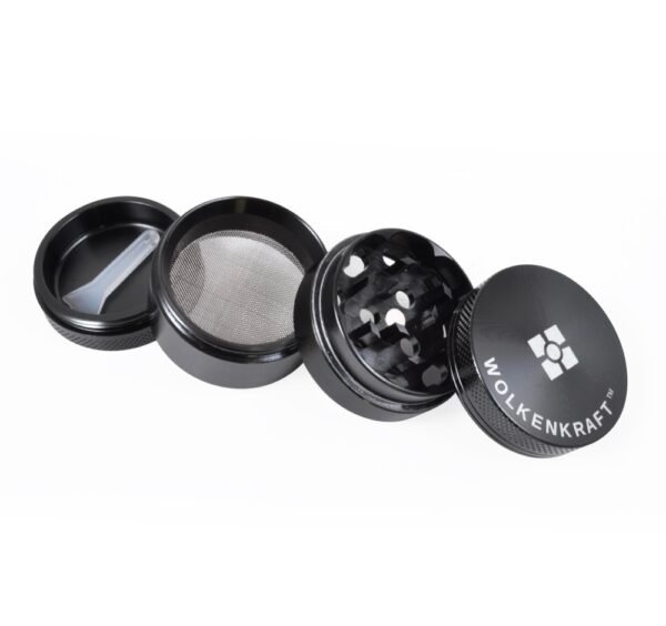 Wolkenkraft Aluminium Grinder 40mm - Black - Image 2