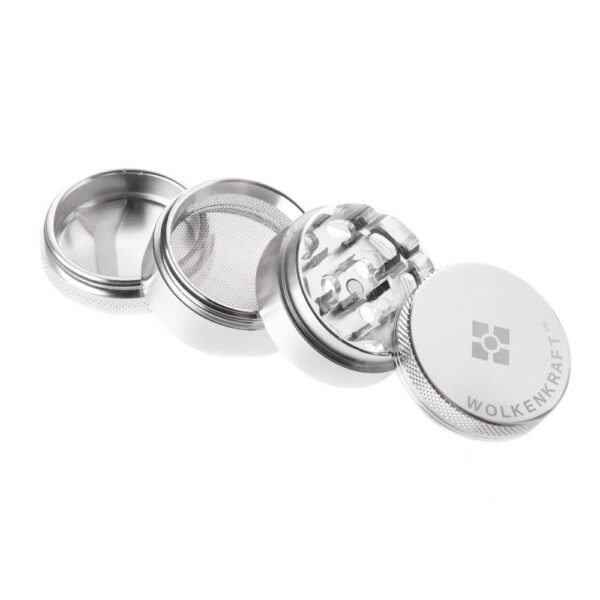 Wolkenkraft Aluminium Grinder 40mm - Silver - Image 2