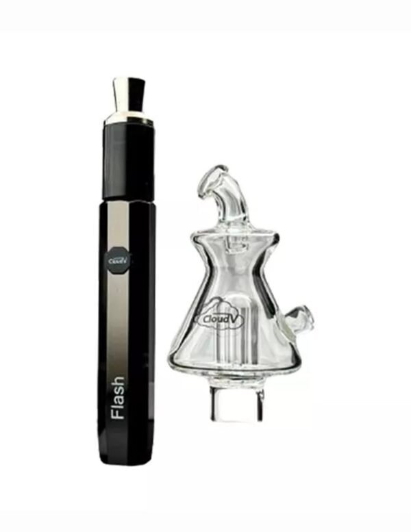 Metallic Black Cloud V Flash Premium Vaporizer