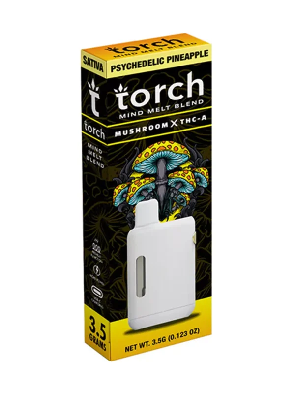 Psychedelic Pineapple Torch Mind Melt Mushroom x THC-A Blend Vape 3.5G