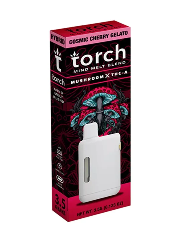 Cosmic Cherry Gelato Torch Mind Melt Mushroom x THC-A Blend Vape 3.5G