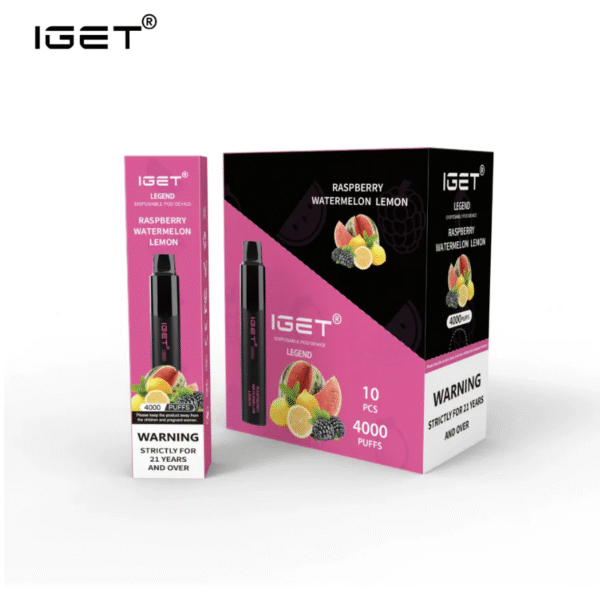 iGET® LEGEND – Raspberry Watermelon Lemon (10PCs)
