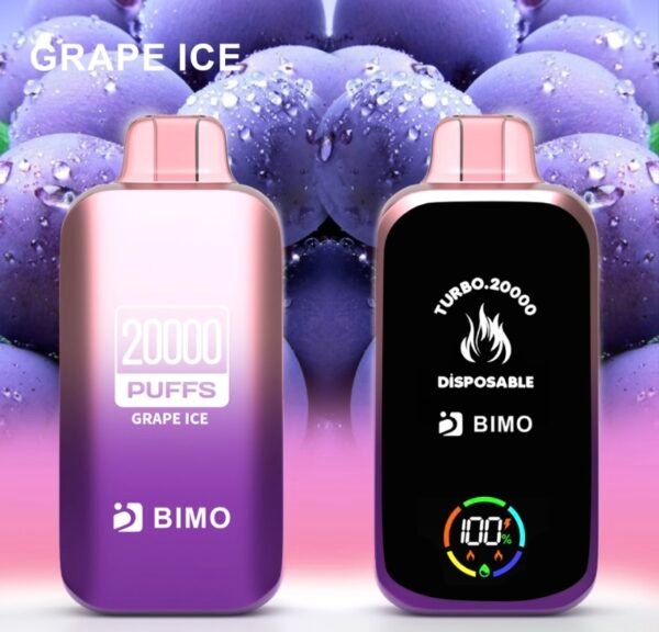BIMO Turbo 20000 Puffs – Grape Ice