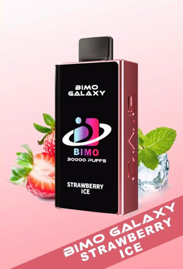 BIMO Galaxy 30000 Puffs – Strawberry Ice