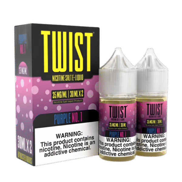 Twist eLiquid Nic Salt 60mL (2x30mL) Vape Juice (50MG) - Image 25