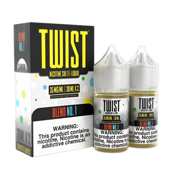Twist eLiquid Nic Salt 60mL (2x30mL) Vape Juice (50MG) - Image 29