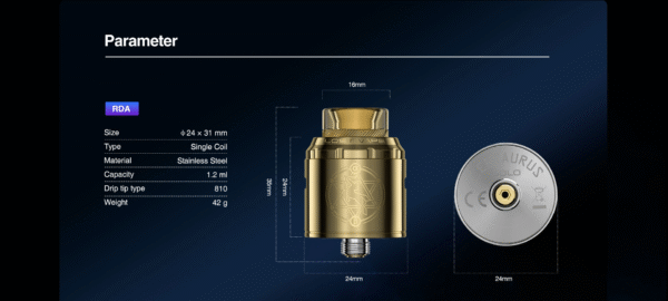 Lost Vape Centaurus Solo RDA Replacement Tanks - Image 7