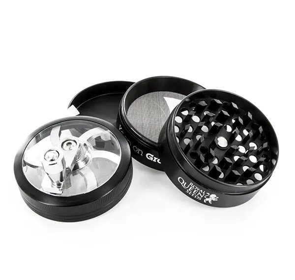 Royal Queen Seeds Pollinator Grinder, 4 parts, 60 mm - Image 2