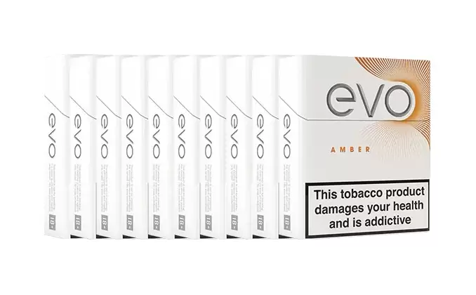 Ploom EVO Tobacco Sticks Amber x 10 (Carton) (200 Sticks)