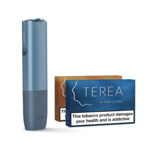 IQOS ILUMA One Kit  Azure Blue & Two Packs of Terea