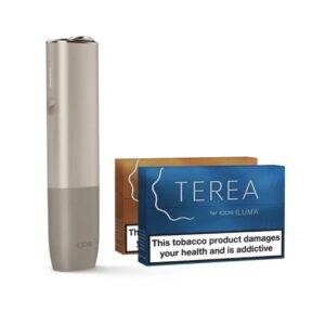 IQOS ILUMA ONE Kit - Pebble Beige  & Two Packs of Terea