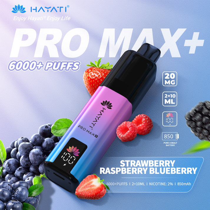 Hayati Pro Max Plus Strawberry Raspberry Blueberry