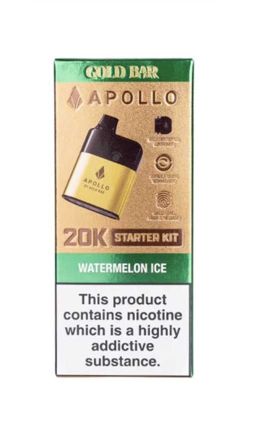 Gold Bar Apollo 20k Pod Kit Bundle - Image 5