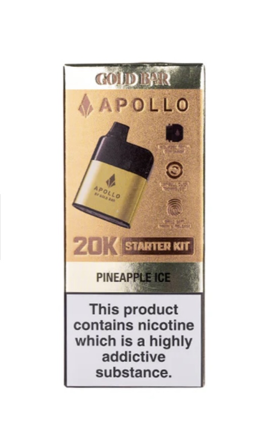 Gold Bar Apollo 20k Pod Kit Bundle - Image 6