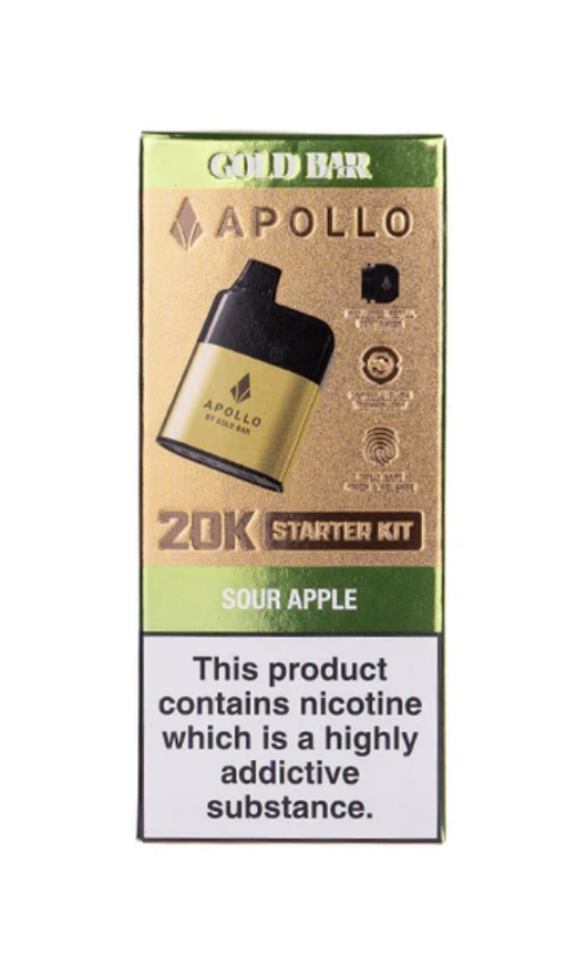 Gold Bar Apollo 20k Pod Kit Bundle - Image 9