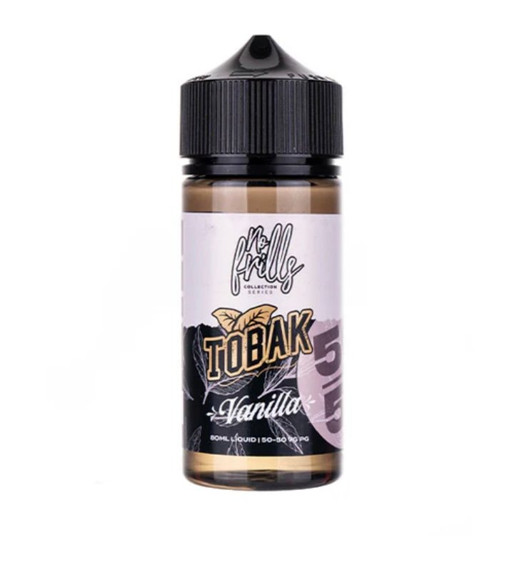 Vanilla 80ml (50/50) Shortfill by No Frills Tobak