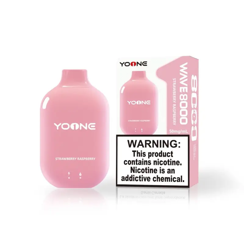 YOONE WAVE 9000 PUFF – STRAWBERRY RASPBERRY