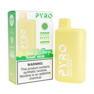PYRO 6000 PUFF Banana Melon