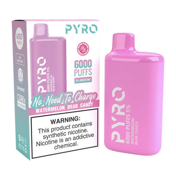 PYRO 6000 PUFF Watermelon Bear Candy