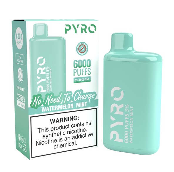 PYRO 6000 PUFF Watermelon Mint