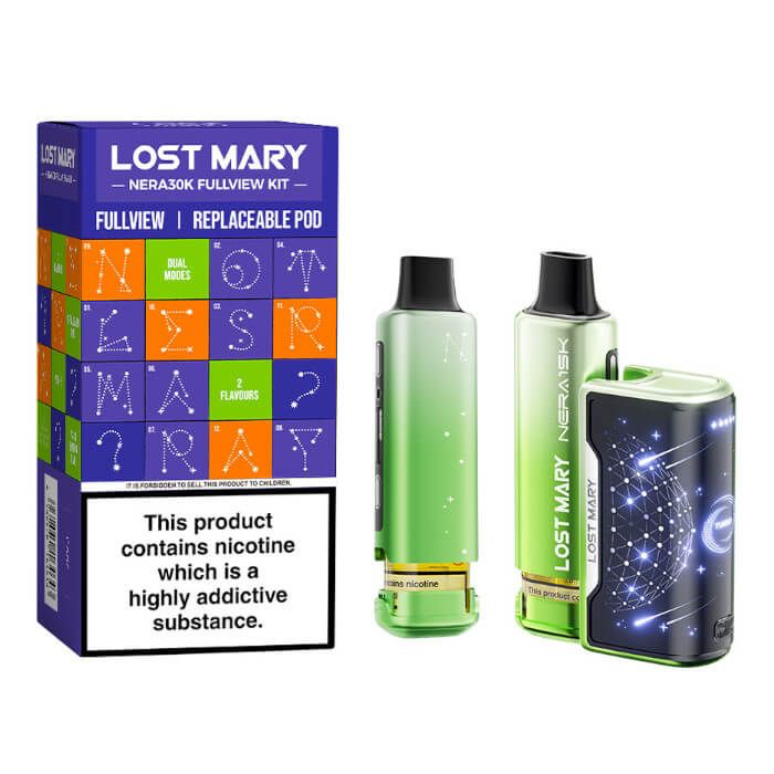 Lost Mary NERA30K Prefilled Vape Kit Stargazer Green Edition