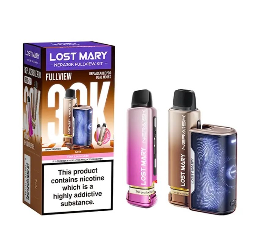 Lost Mary NERA30K Prefilled Vape Kit Stargazer Drinks Edition