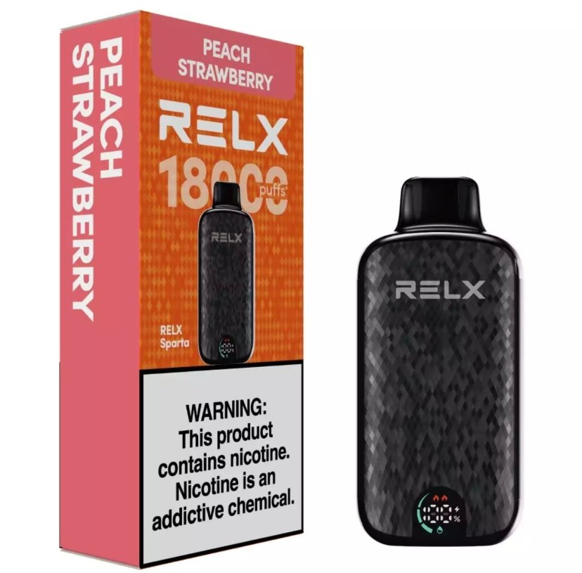 RELX Sparta 18000 Puffs – Peach Strawberry