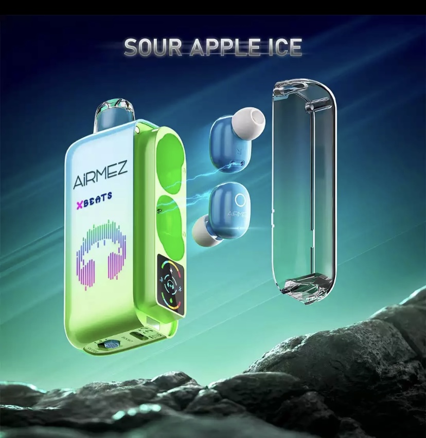 Airmez Xbeats 40000 Puffs – Sour Apple Ice