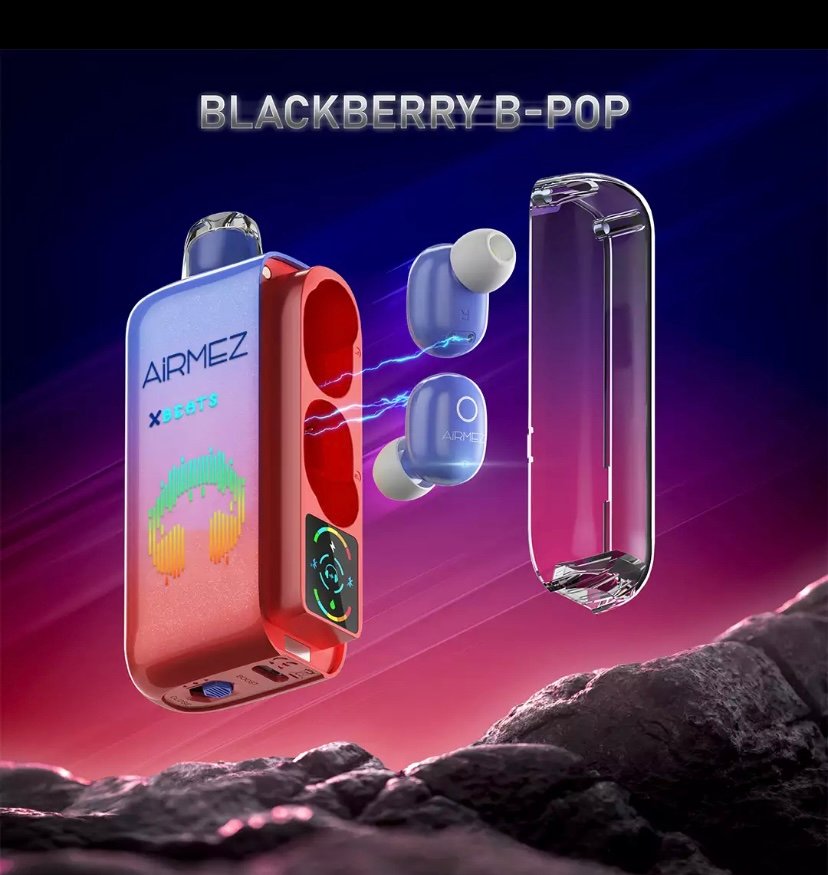 Airmez Xbeats 40000 Puffs – Blackberry B-Pop