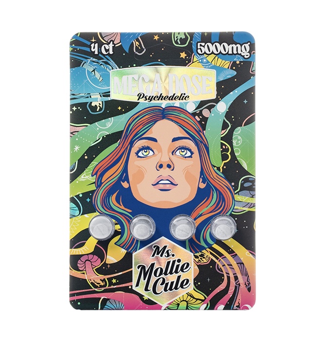 MS MOLLIE CULE MEGADOSE PSYCHEDELIC TABLETS 5000MG