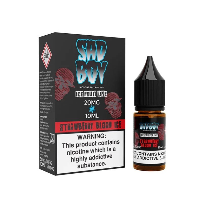 Sadboy Strawberry Blood Ice 10ml Nic Salt E-Liquid