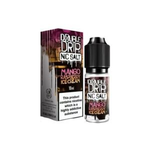 Mango Raspberry Ice Cream by Double Drip –10ml Nic Salt E-liquid